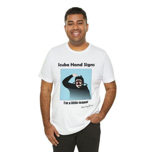 "I'm a little teapot!" Funny Fitted T-shirt